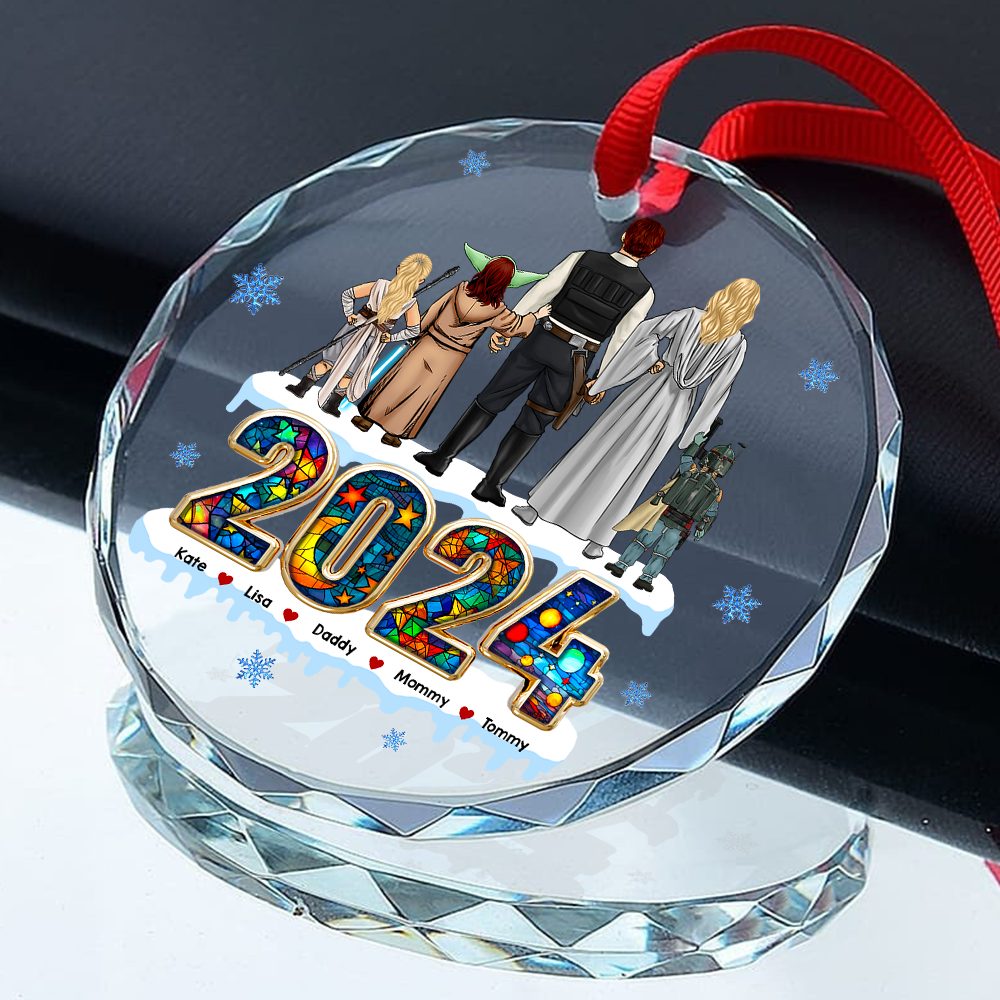 Galaxy Family Ornament - Personalized Gifts For Family - Image 4
