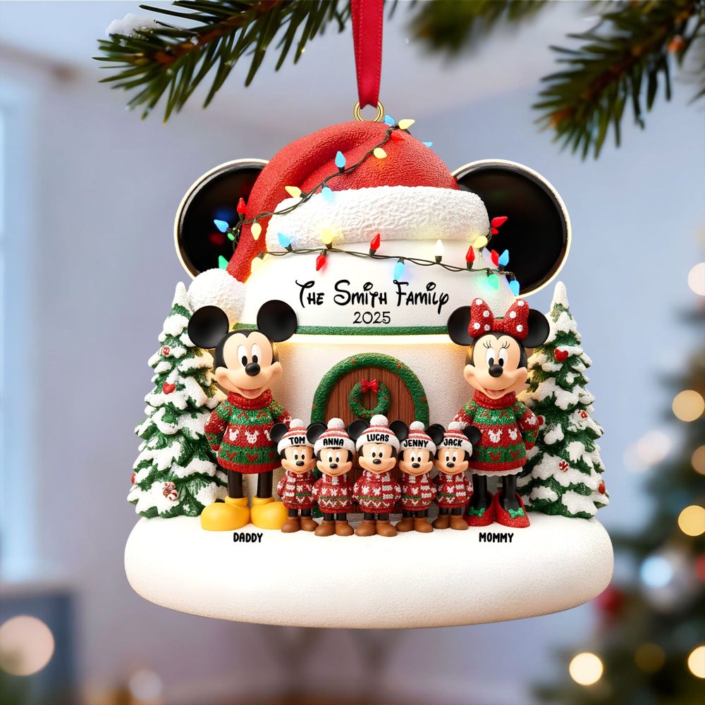 Celebrate Togetherness With Your Customized Family Christmas Ornament - A Heartwarming Gift For Families, Friends, And Loved Ones - Image 2