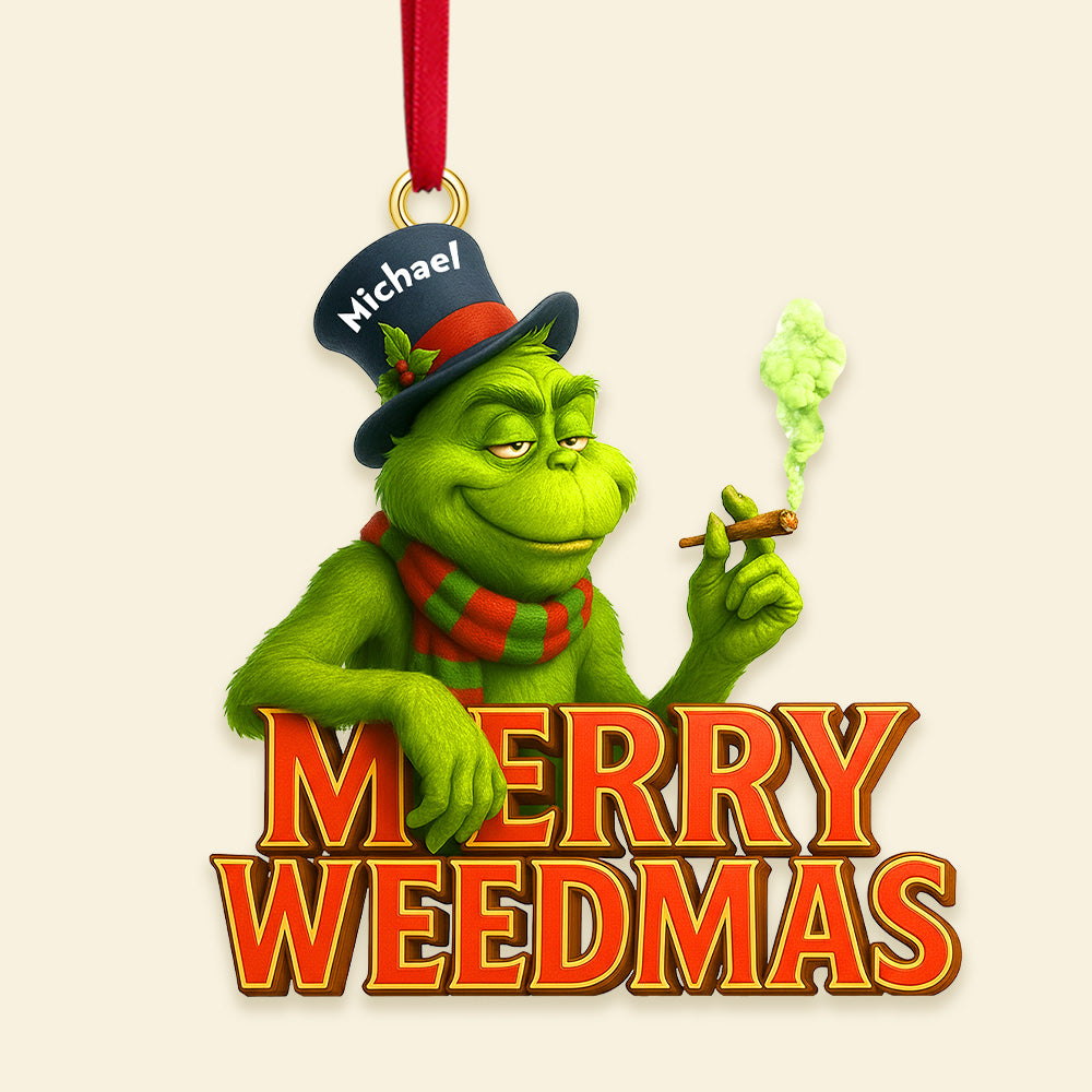 “Spread Joy With A Personal Touch” - Green Goblin Acrylic Ornament - Personalized Gift For All - Image 3
