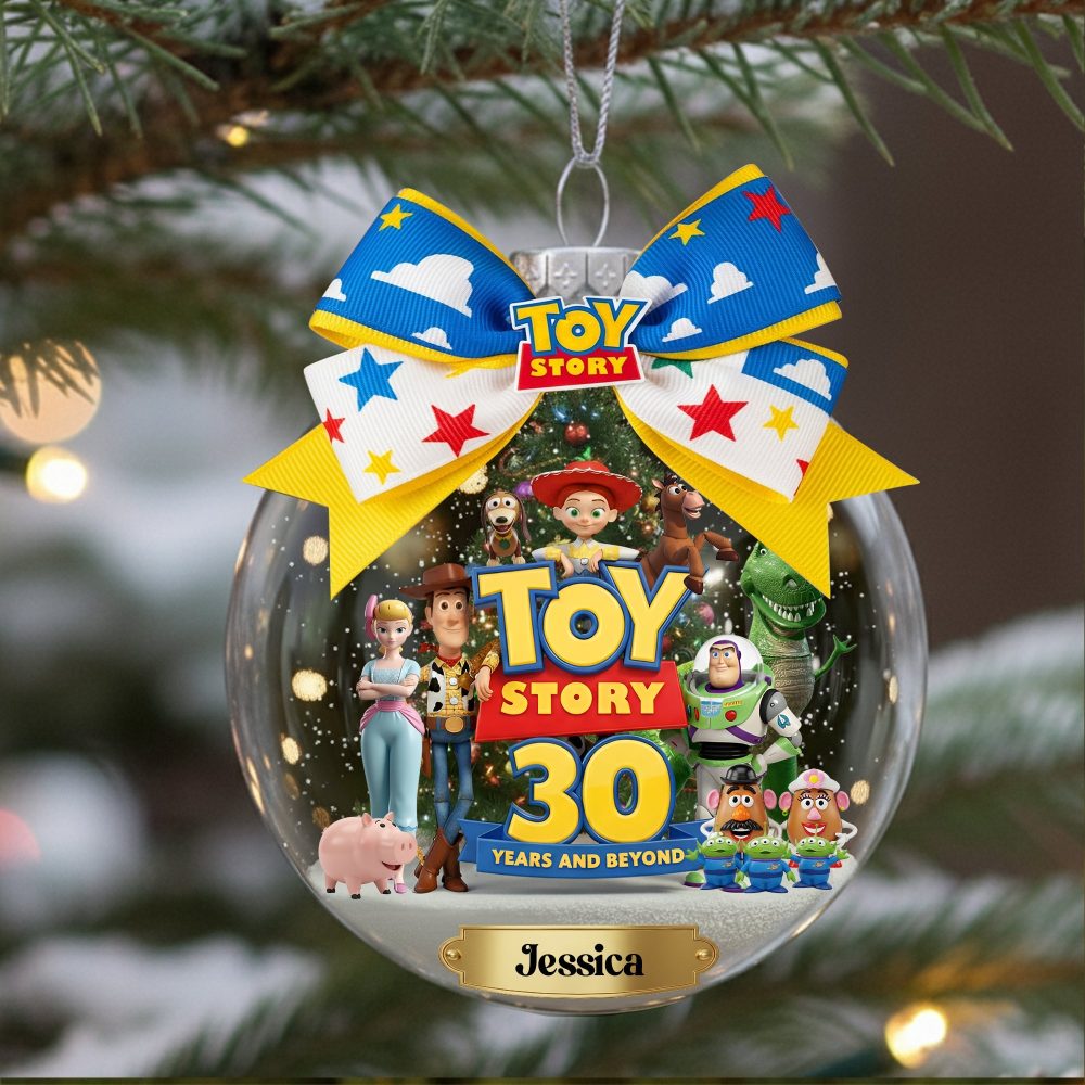 30 Years Of Laughter, Love & Beyond - Personalized Toy Story Ornament - Image 3