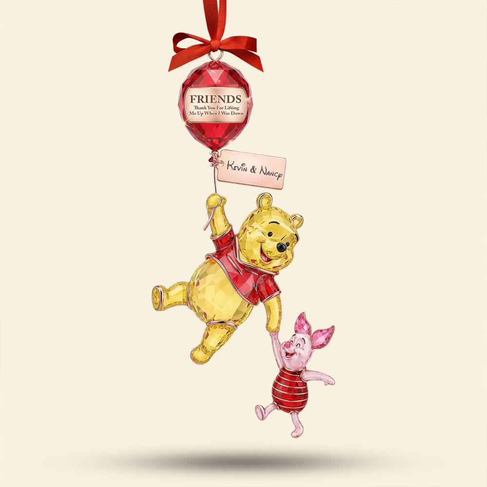 Good Friends Lift Each Other Up Ornament - Personalized Gift For Best Friends - Image 3