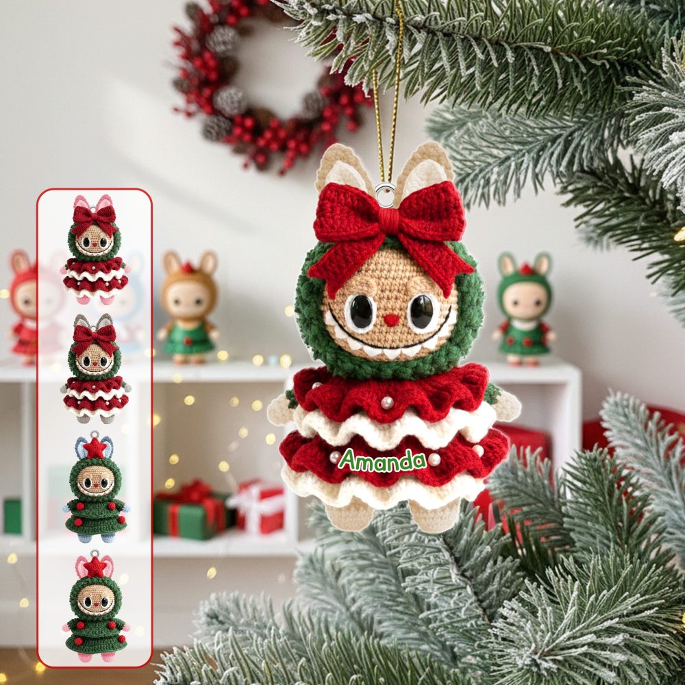 Bring Joy This Christmas With Our Personalized Christmas Tree Acrylic Ornament - Unique Gift For All Your Loved Ones - Image 2