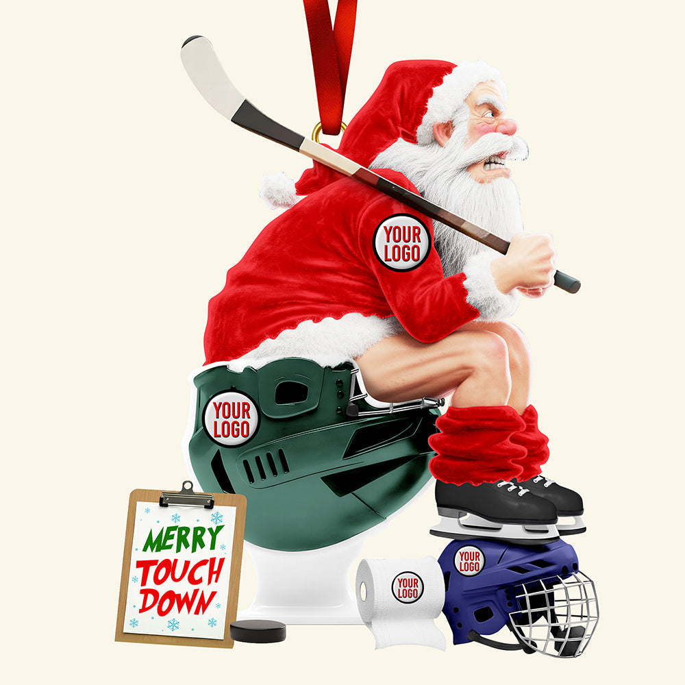 “Celebrate Your Team Spirit!” - Strong Rivalry Sport Lover Ornament - Custom Personalized Gift For Ice Game Fans - Image 2