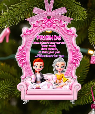 Friends Forever - Personalized Christmas Ornament For Besties