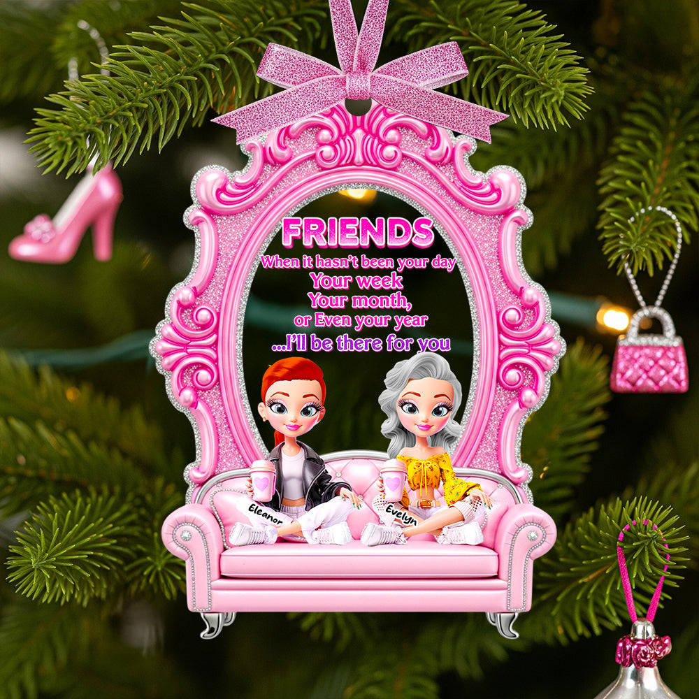 Friends Forever - Personalized Christmas Ornament For Besties