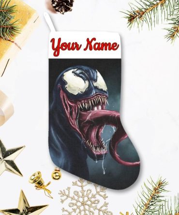 Customizable Villain Holiday Stocking – Personalized Christmas Decor Gift
