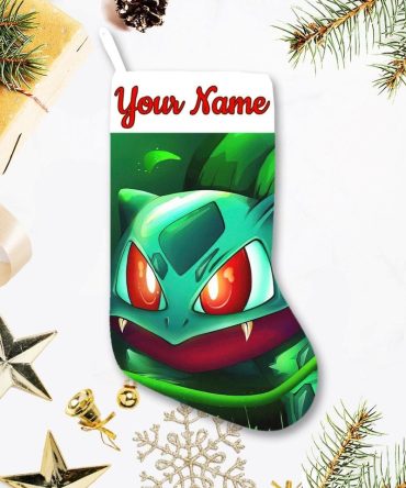Custom Name Christmas Stocking - Personalized Gift For Kids & Fans - Festive Holiday Decoration