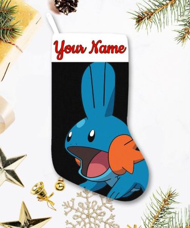 Customizable Anime Christmas Stocking – Add Your Name, Perfect Holiday Gift!
