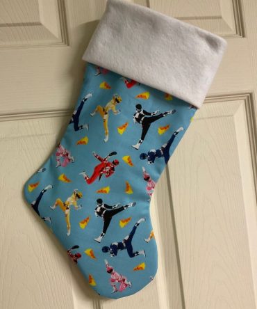 Festive Superhero Christmas Stocking - Perfect Gift For Fans And Kids - Colorful Design