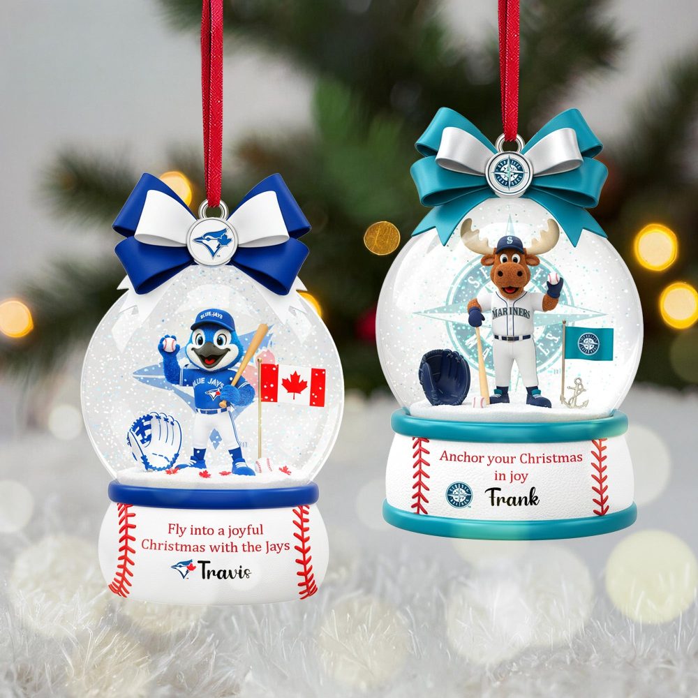 Brew Up Joy This Christmas - Personalized Baseball Lover'S Ornament - Image 3