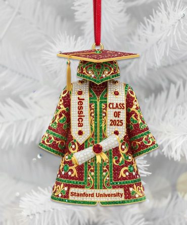 Celebrate Your Achievements: Personalized Grad Ornament - Custom Gift For Graduates And Loved Ones