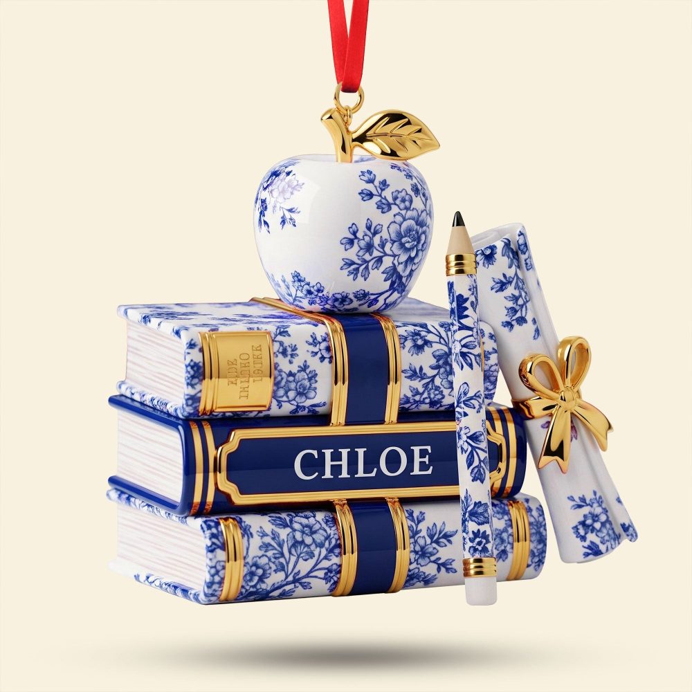 Celebrate Your Favorite Teacher - Personalized Teacher Ornament - Unique Gift For Educators, Christmas Keepsake - Image 2