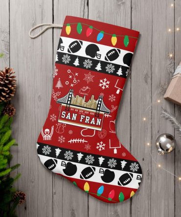 Festive San Francisco Christmas Stocking – Perfect Holiday Decor Gift!