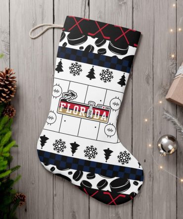 Festive Florida Hockey Christmas Stocking - Perfect Holiday Gift For Fans