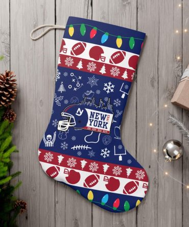 Festive New York Giants Christmas Stocking – Perfect Holiday Decor & Gift