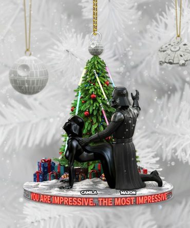 You Are Impressive – Dark Humor Couple Ornament, Personalized Gift For Couples
