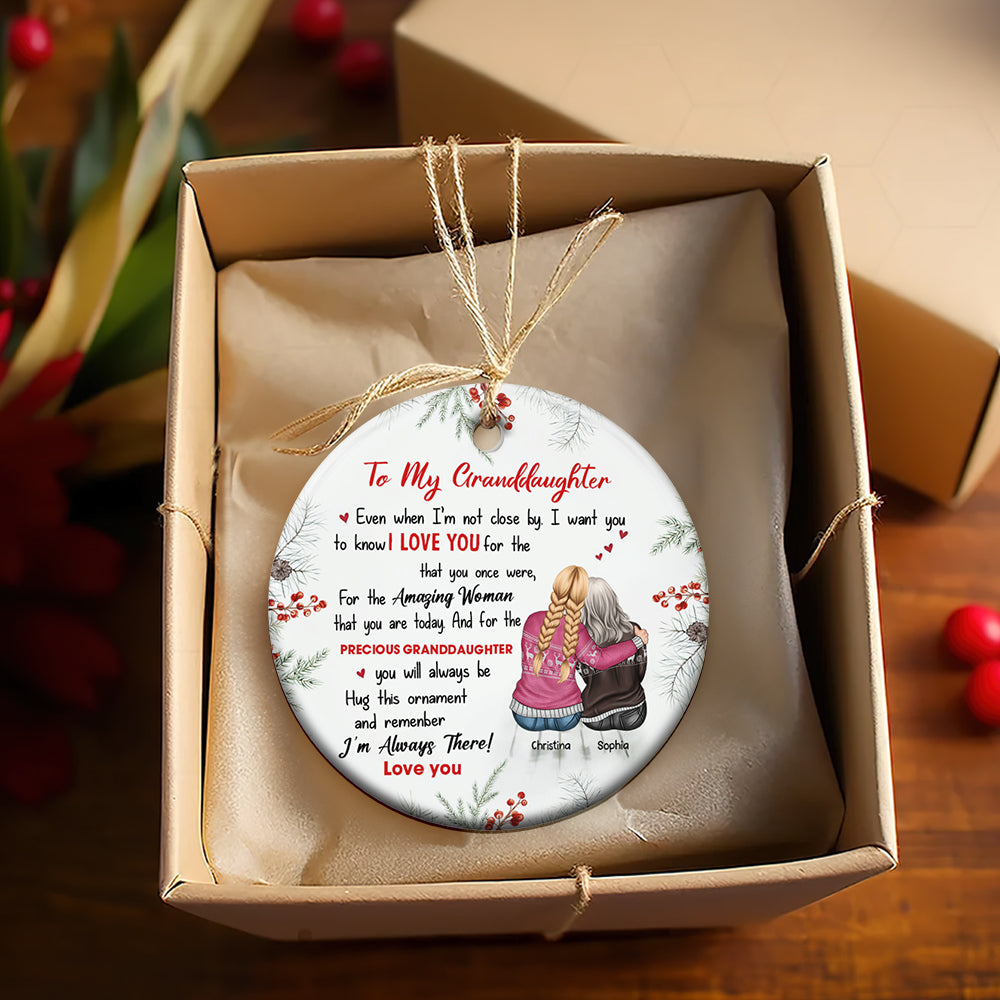 Personalized Gifts For Granddaughter Christmas Ornament 01Acdt011024Tm - Image 5
