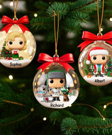Celebrate The Joy Of Movies! - Personalized Funny Holiday Christmas Ornament - Custom Gift For Movie Lovers, Friends, And Family