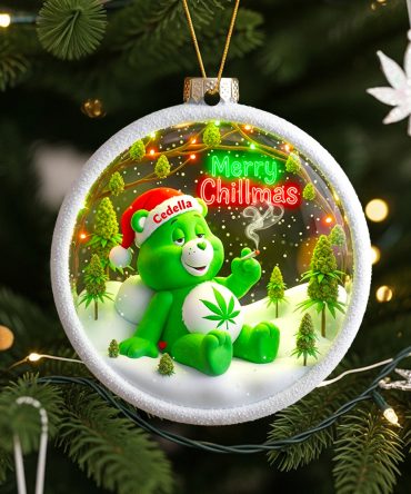 Merry Chillmas Ornament - Personalized Gift For Smokers & Holiday Lovers