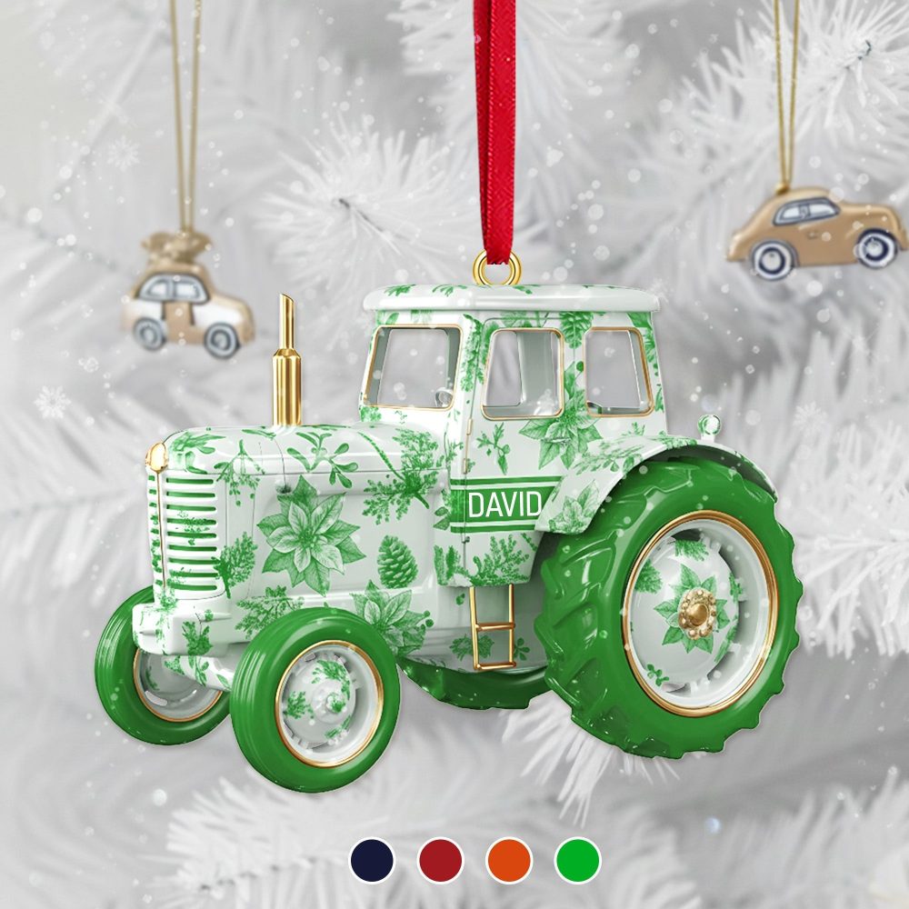 Celebrate The Spirit Of Farming - Personalized Christmas Ornament For Farmers - Image 3