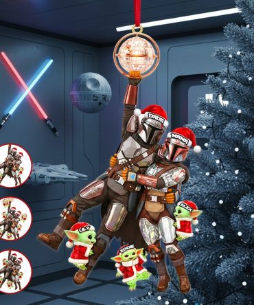 Celebrate Togetherness: Playful Galactic Family Tree Ornament - Personalized Gifts For Family