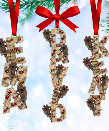 Personalize Your Festive Cheer! - Alphabet Name Ornament - Custom Christmas Gift For Family & Friends
