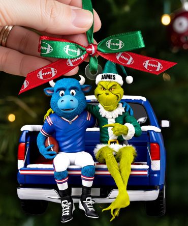 Cheers To Football Spirit! - Personalized American Football Mascot Ornament