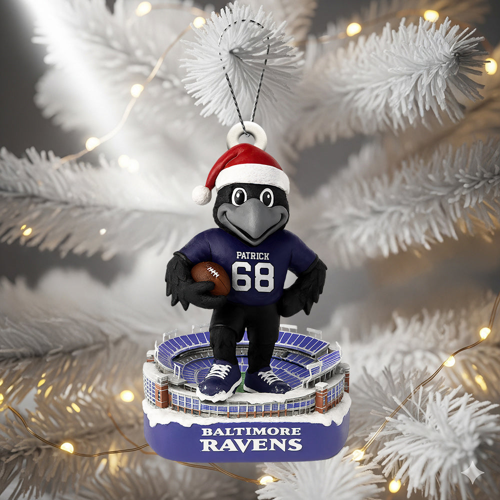 Celebrate Football Spirit With This Personalized Stadium Christmas Ornament - A Unique Gift For Football Enthusiasts! - Image 4