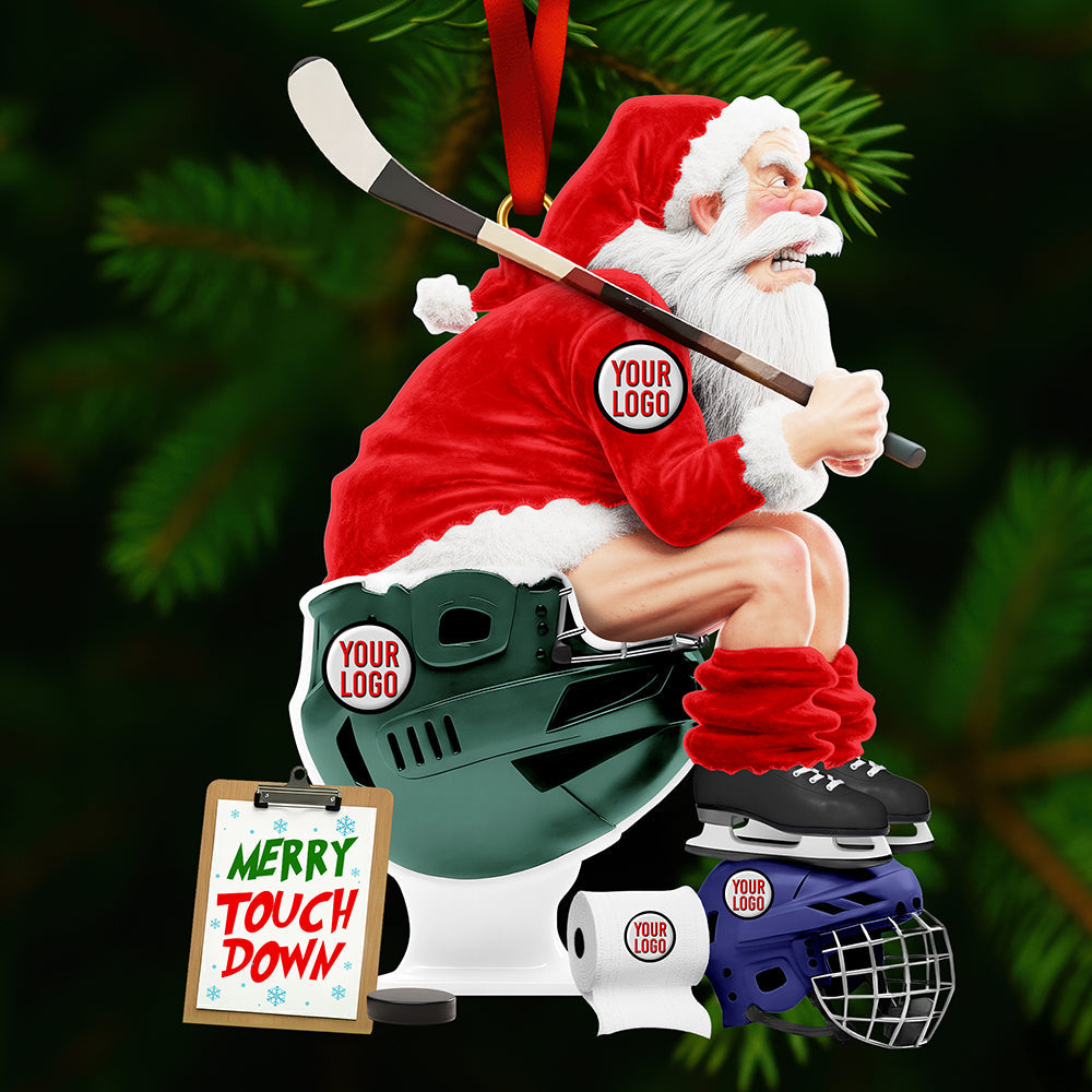 “Celebrate Your Team Spirit!” - Strong Rivalry Sport Lover Ornament - Custom Personalized Gift For Ice Game Fans