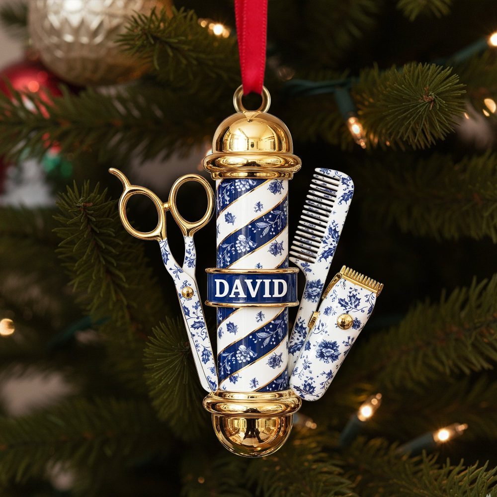 Barber'S Essentials Ornament - Personalized Gift For Barbers - Image 3