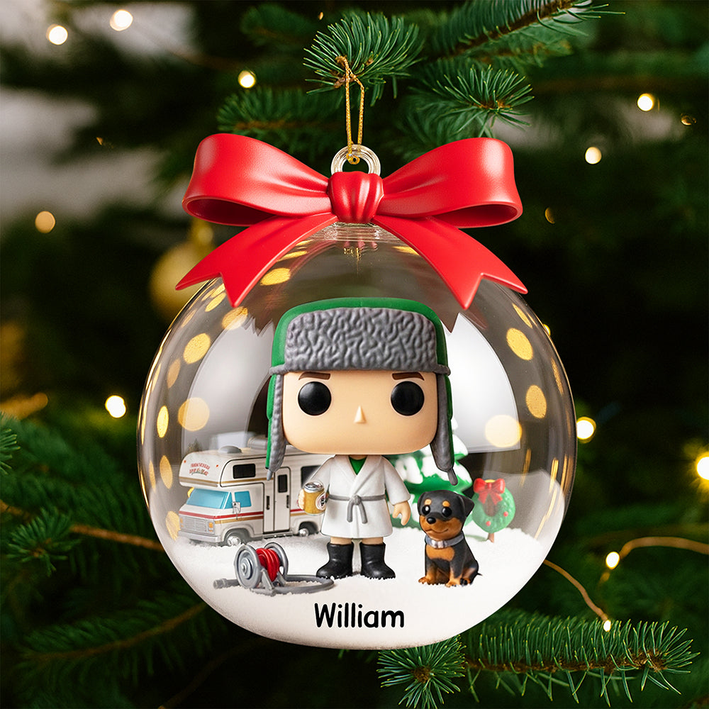 Celebrate The Joy Of Movies! - Personalized Funny Holiday Christmas Ornament - Custom Gift For Movie Lovers, Friends, And Family - Image 4