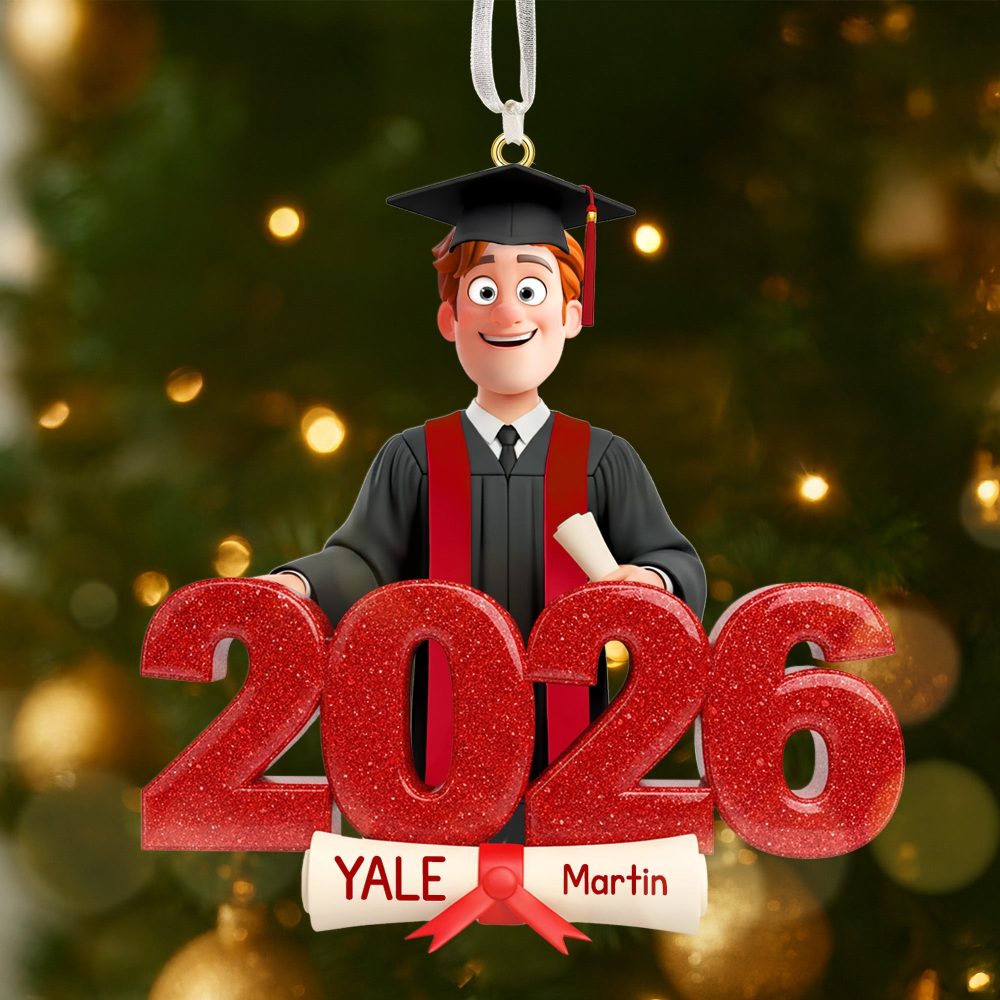 Celebrate Achievement With Personalized Flair - Graduate Ornament, Custom Gift For Graduates And Loved Ones - Image 2
