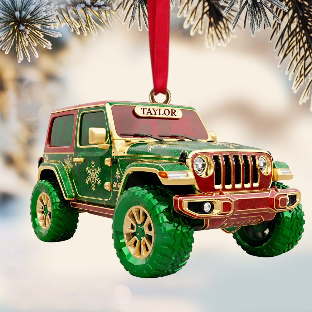 Jolly Off-Road Christmas Ornament - Personalized Gift For Off-Road Lovers - Image 3