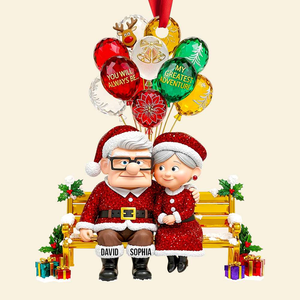 You'Ll Always Be My Greatest Adventure - Personalized Romantic Couple Christmas Ornament - Image 3