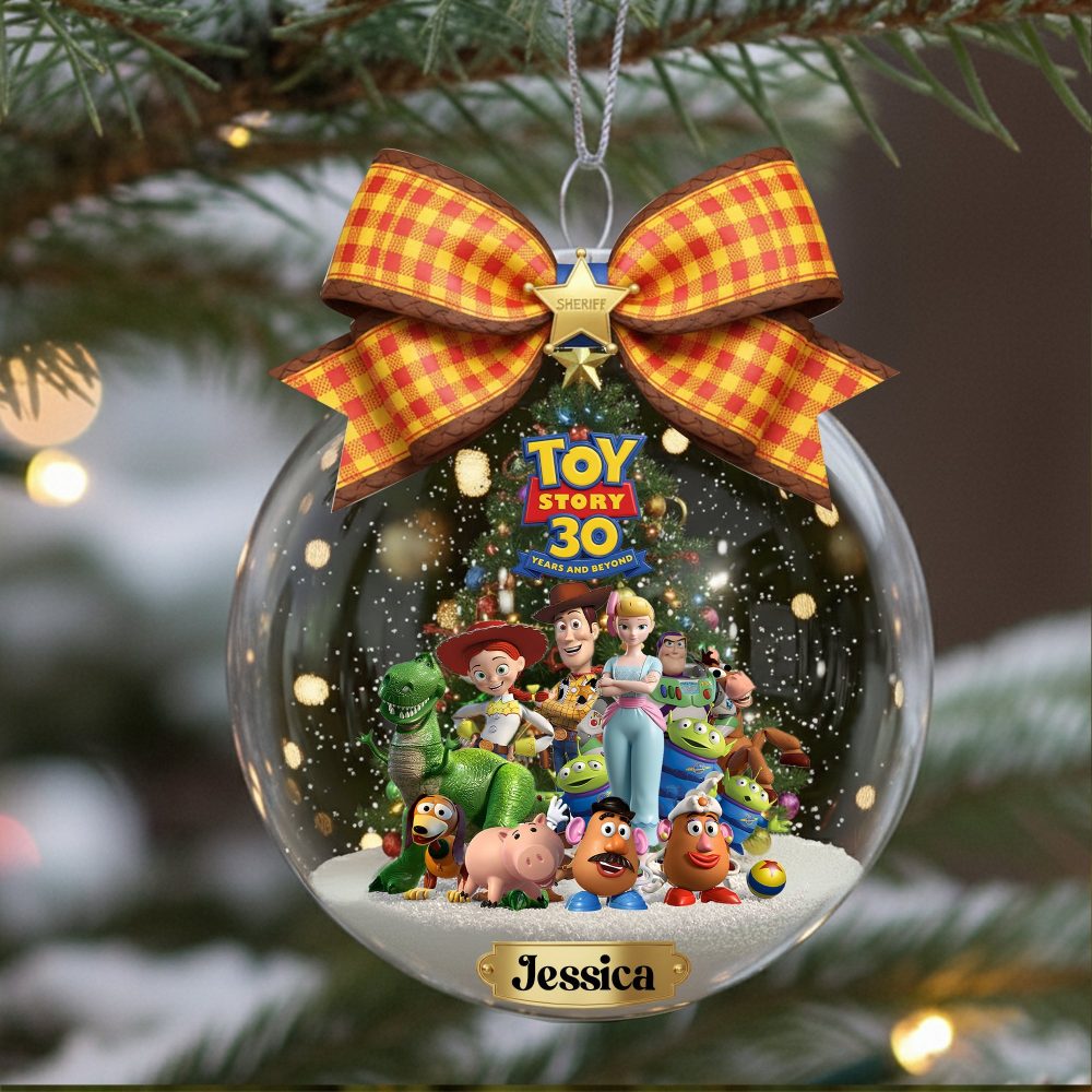 Celebrate 30 Years Of Adventure – Personalized Toy Story Ornament - Perfect Gift For Disney Fans - Image 3