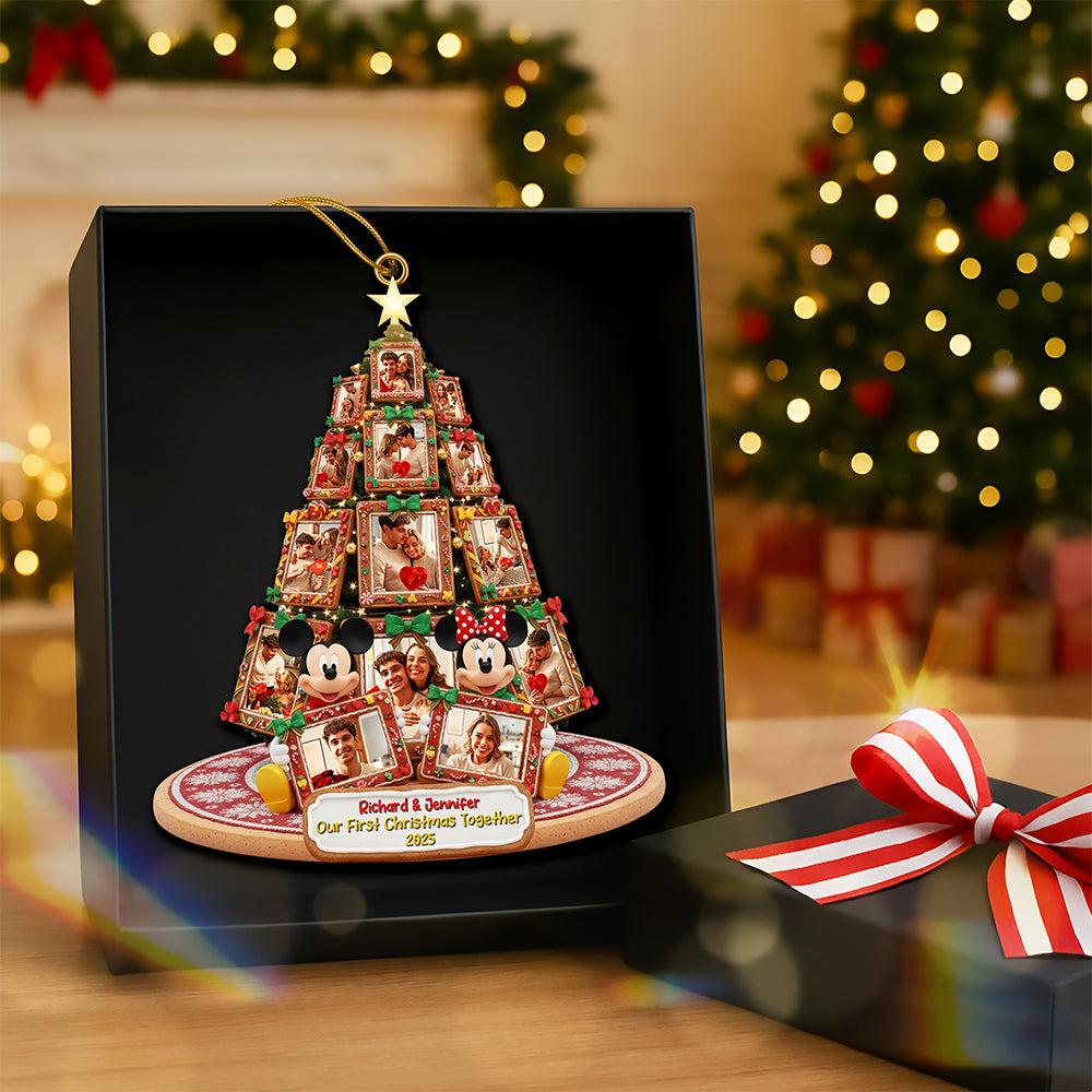 Celebrate Your Love: Our First Christmas Together Ornament - Personalized Gift For Couples - Image 2