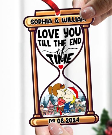 Personalized Valentine'S Day Gifts - Christmas Ornament For Couples - Love You Till The End Of Time