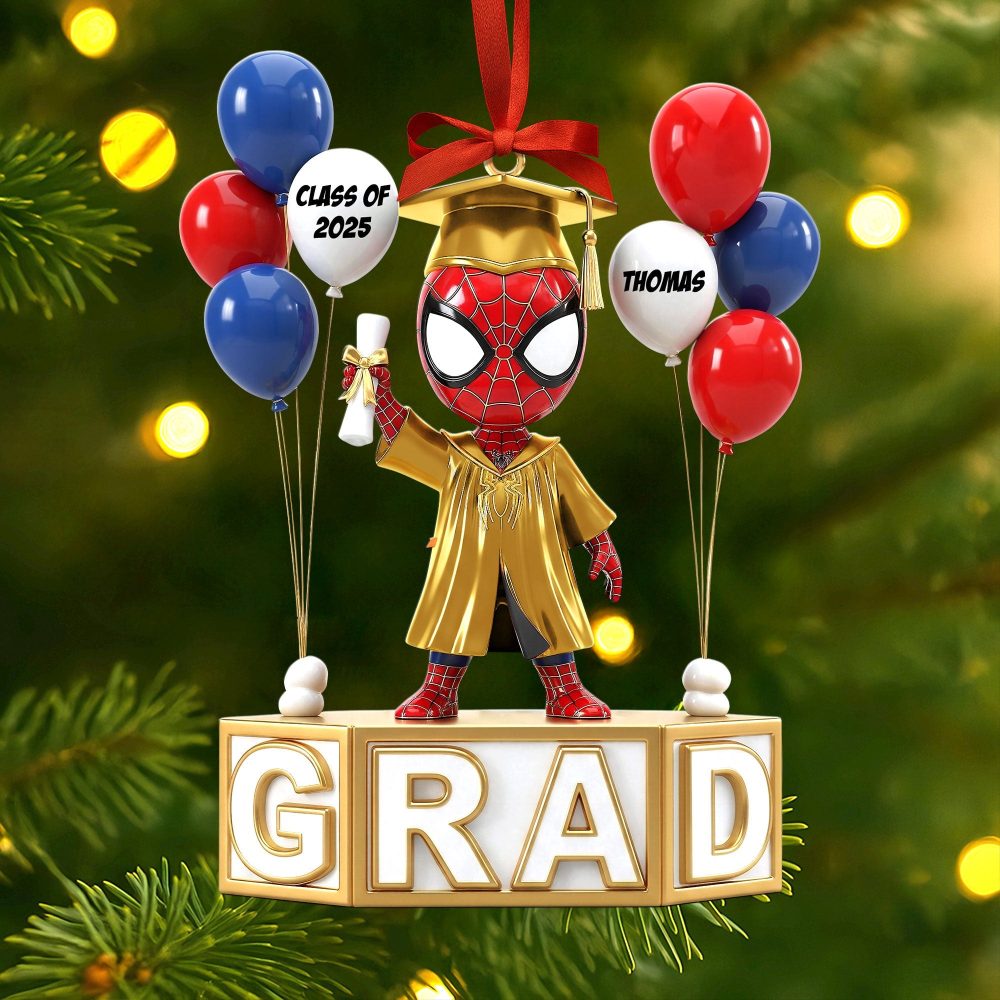 Celebrate Your Achievement! Personalized Graduation Christmas Ornament - Perfect Gift For Graduates, Friends & Family - Image 2