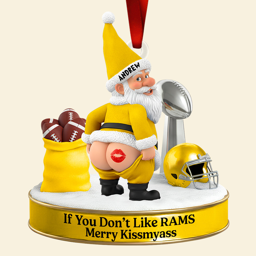 Celebrate Your Team Spirit - Personalized Sport Lover Gnome Ornament - Image 4