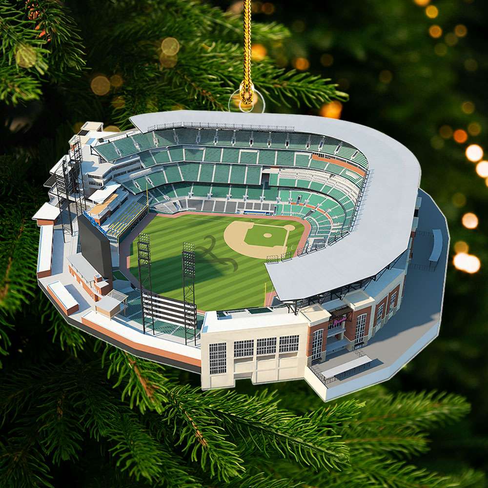 Personalized Baseball Stadium Ornament - Perfect Gift For Baseball Enthusiasts - Image 4