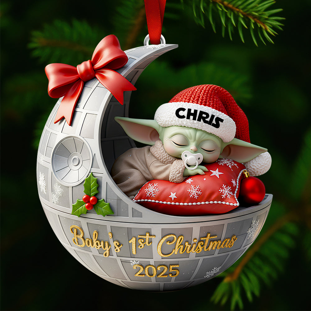 “Your Baby’S 1St Christmas, A Special Memory” - Personalized Baby’S 1St Ornament - Image 2