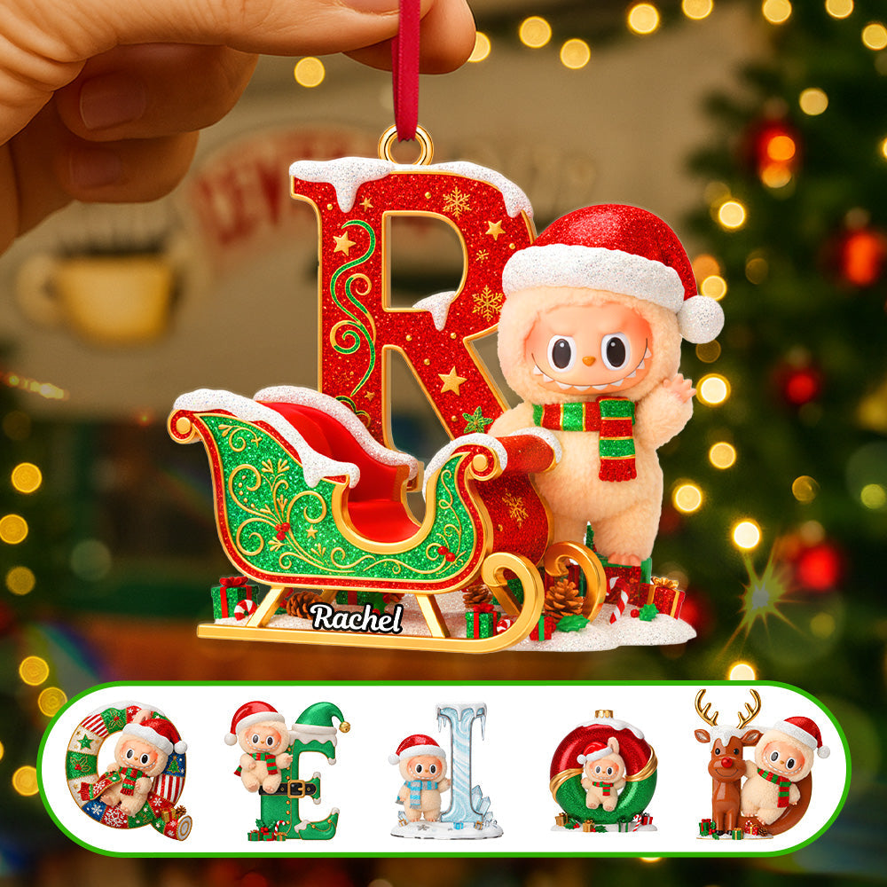 Celebrate Christmas With Personalized Joy! - Alphabet Christmas Ornament, Custom Gift For Loved Ones - Image 2