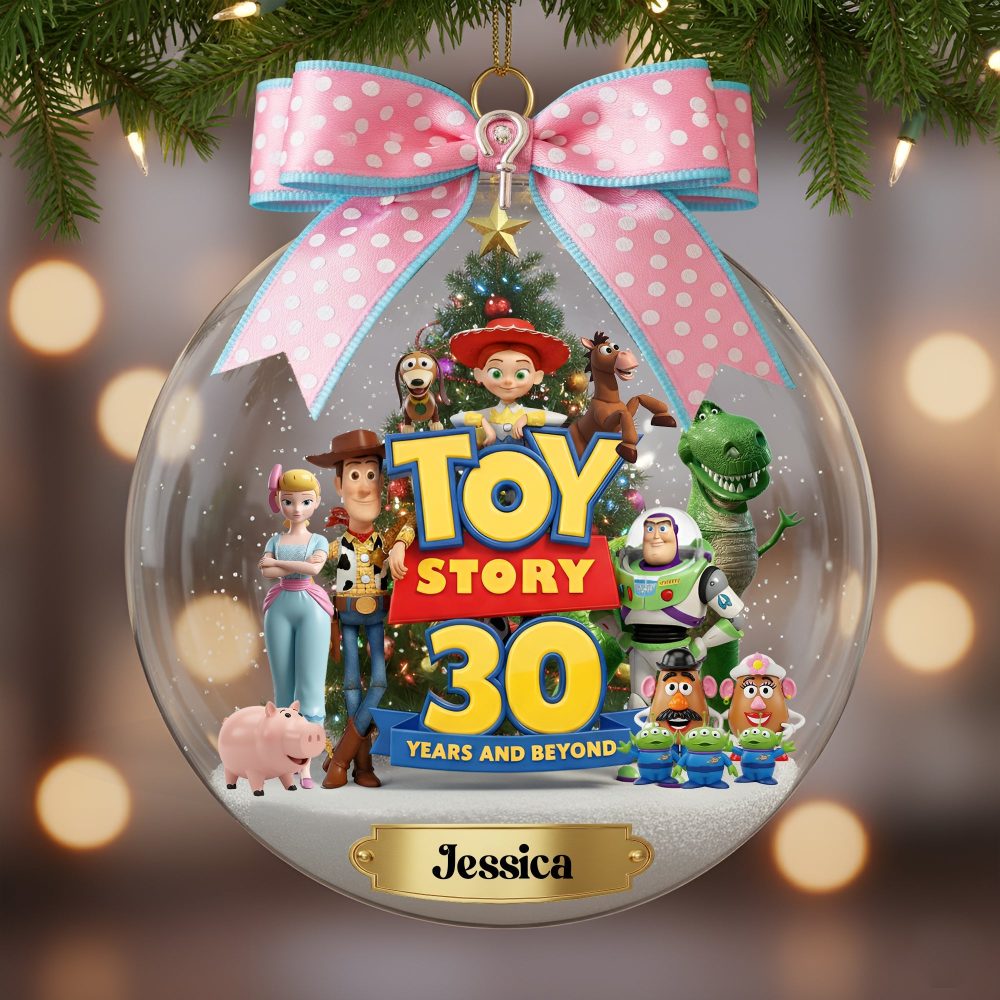 30 Years Of Laughter, Love & Beyond - Personalized Toy Story Ornament - Image 4