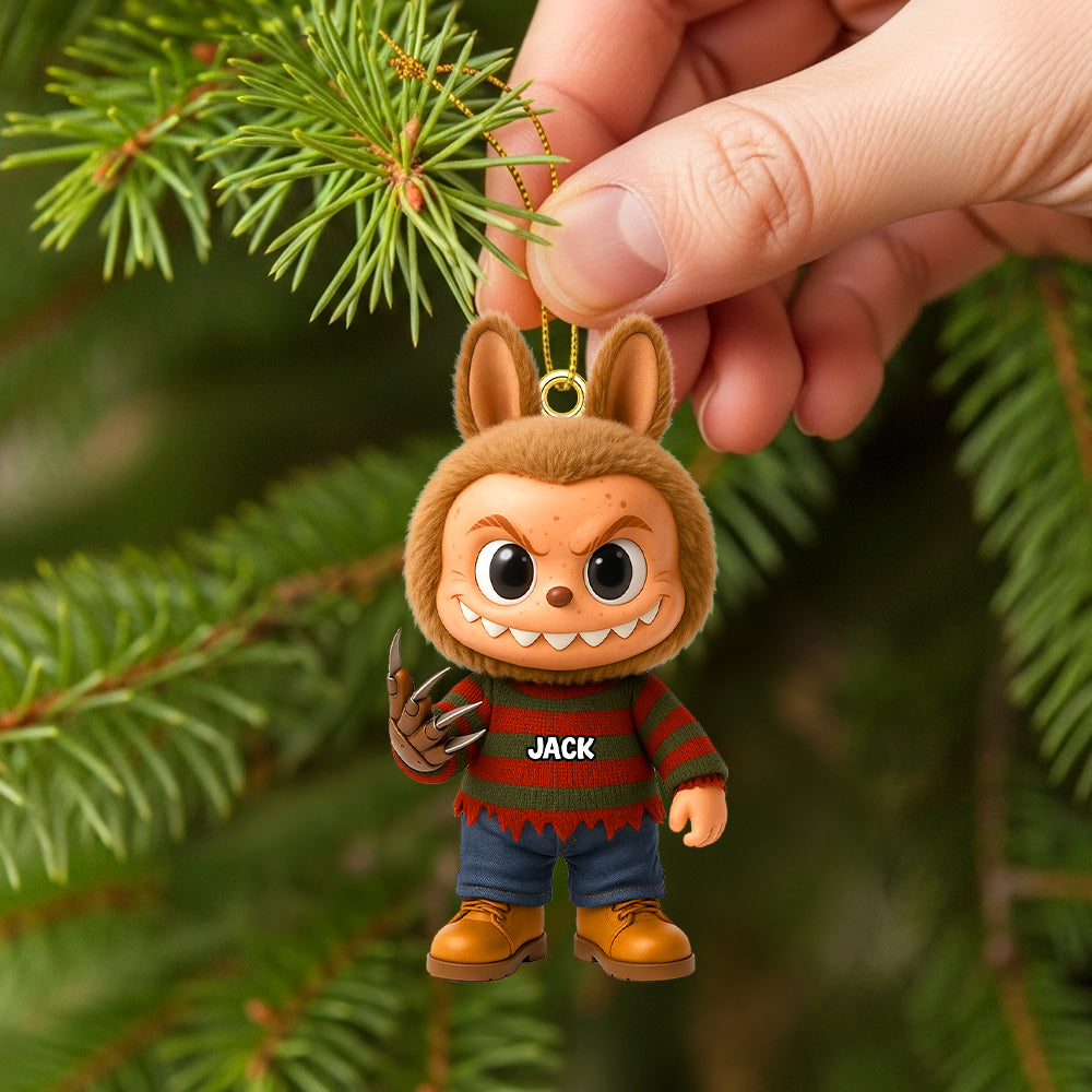 “Celebrate Your Favorite Horrors!” - Iconic Movie Monsters Personalized Christmas Ornament - Custom Gifts For Horror Fans - Image 3