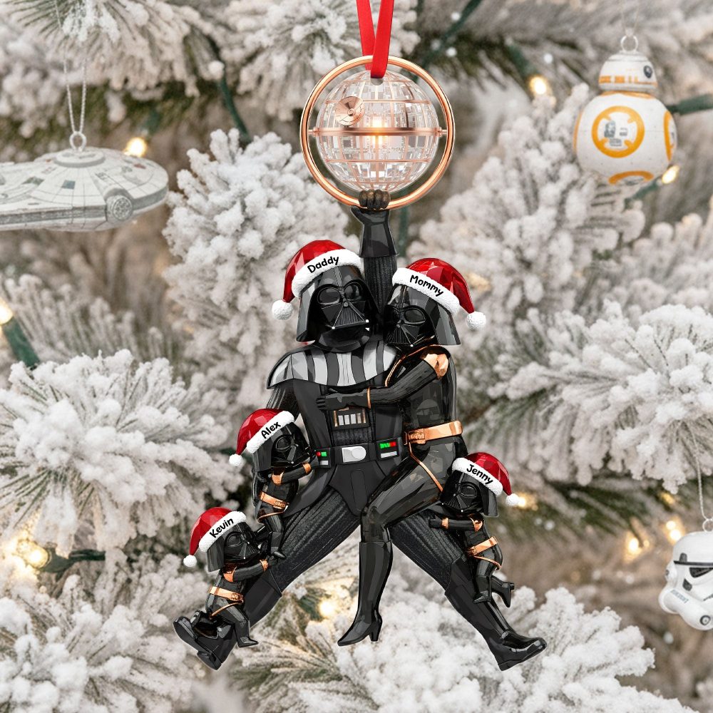 “Celebrate Your Family’S Cosmic Connection” - Personalized Cosmic Family Tree Ornament - Custom Gift For Family Members - Image 3