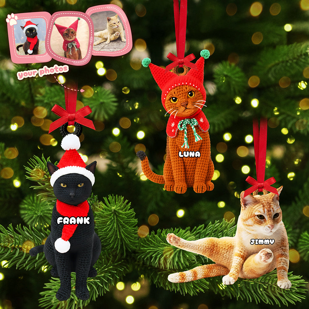 “Celebrate Your Feline Friend” – Cute Cat Ornament, Personalized Gifts For Cat Lovers - Image 2