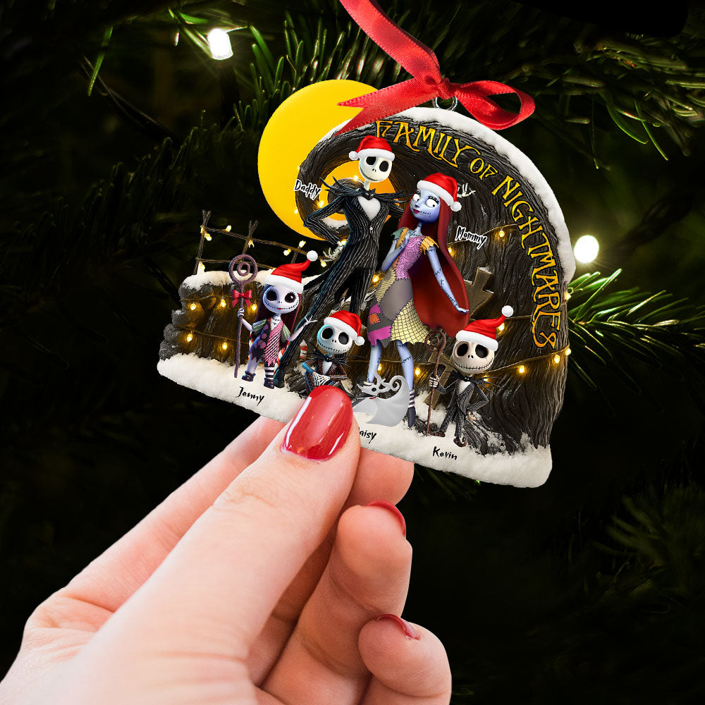 Celebrate Your Spooky Family Spirit - Personalized Spooky Family Ornament - Image 2
