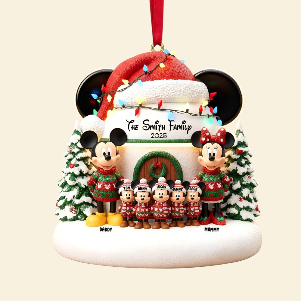 Celebrate Togetherness With Your Customized Family Christmas Ornament - A Heartwarming Gift For Families, Friends, And Loved Ones - Image 4