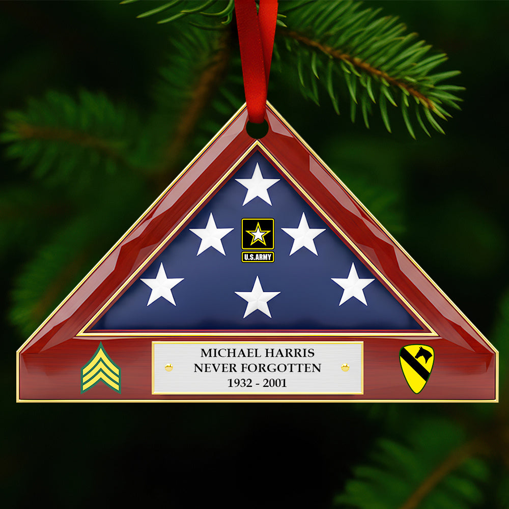 Honoring Heroes - Personalized Military Christmas Ornament For Veterans