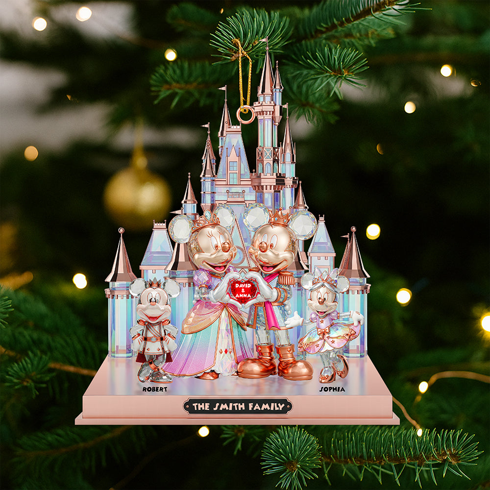 “Create Magical Memories This Christmas!” - Personalized Fantasy Family Christmas Ornament - Custom Gift For Families, Friends, And Loved Ones